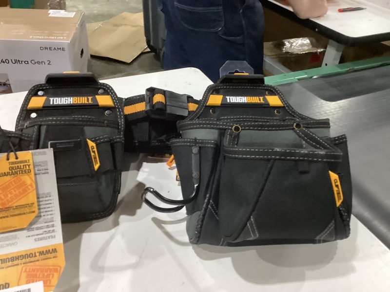Condition photo showing As Is for ToughBuilt - TB-CT-111-CP, ClipTech, 3pc Handyman Tool Belt Set