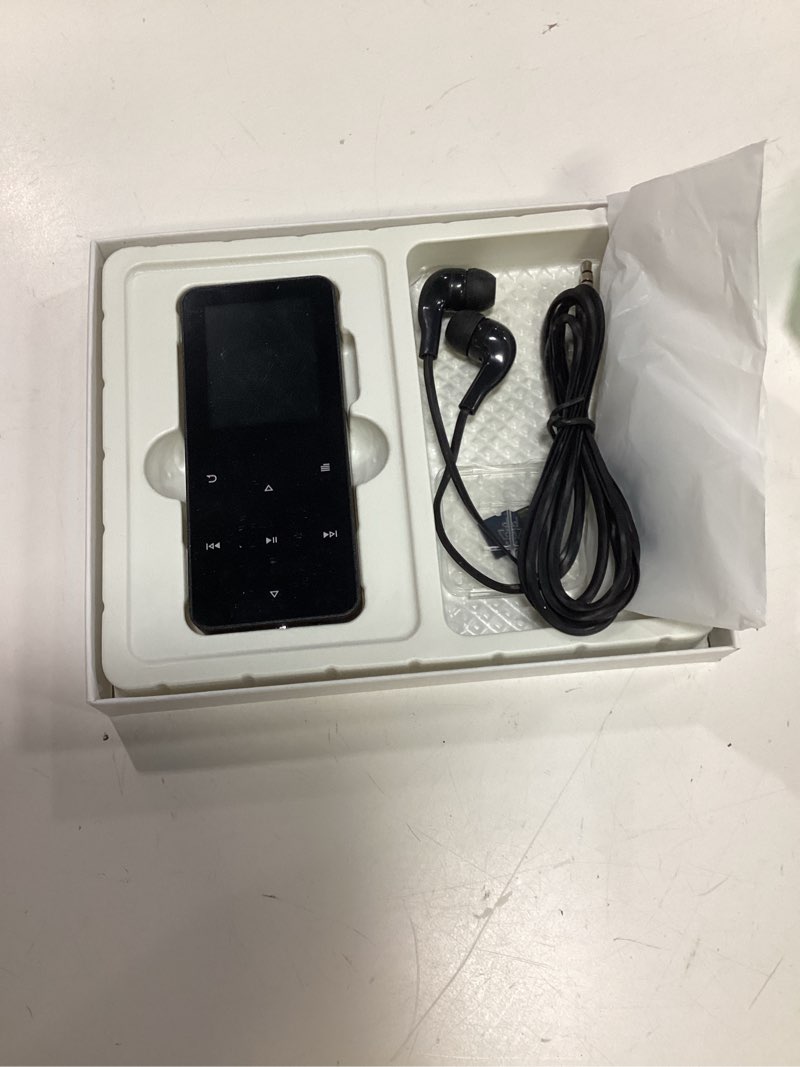 Condition photo showing Good Condition for 144gb mp3 player, bluetooth 5.2 music player, hifi sound digital music, built-in hd speaker, fm radio, voice recorder, earphones included, mp3 player for friends, kids, students, seniors (black)