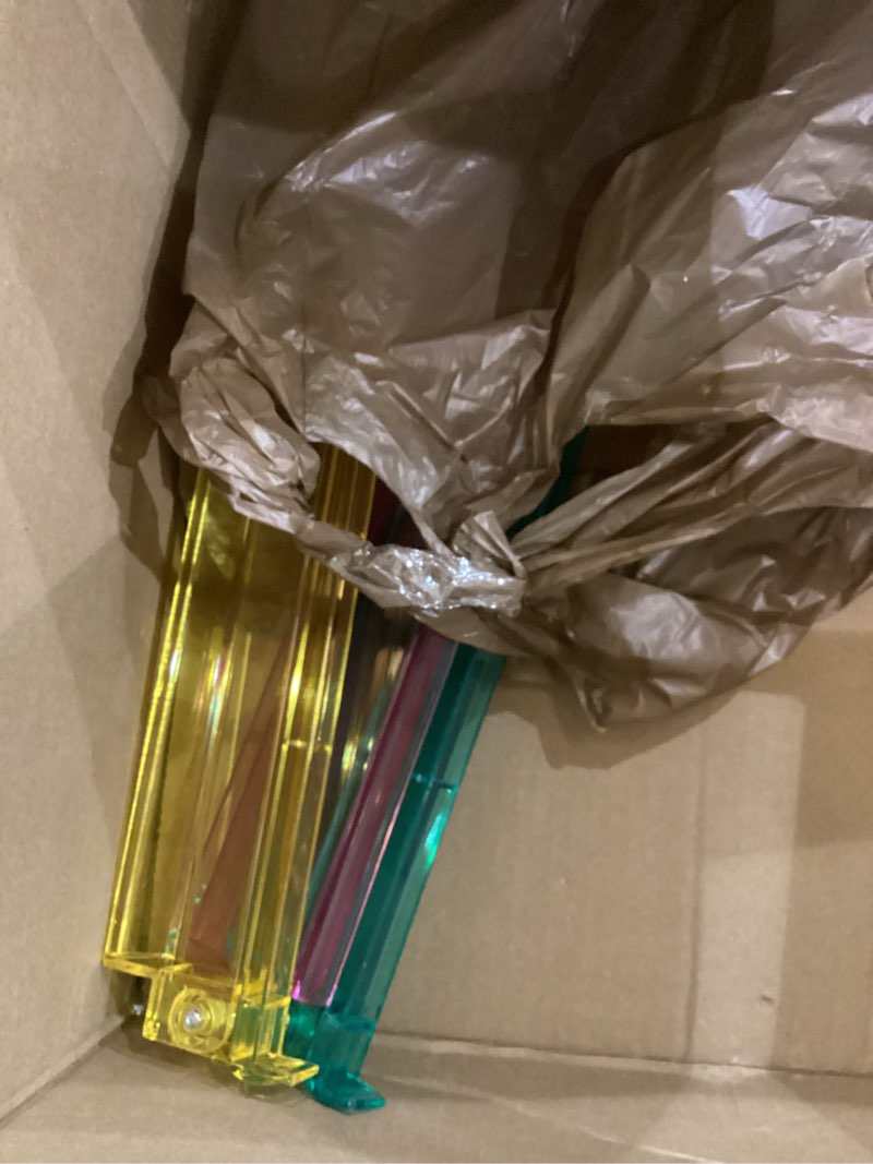 Condition photo showing Good Condition for TAIKULA Mahjong Racks with Pushers, Clear Acrylic American Majiang Tile Racks, Enhanced Mah Jongg Ti