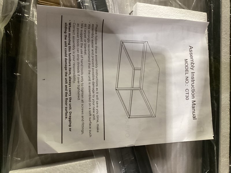 ct30gwn 30 inch coffee table