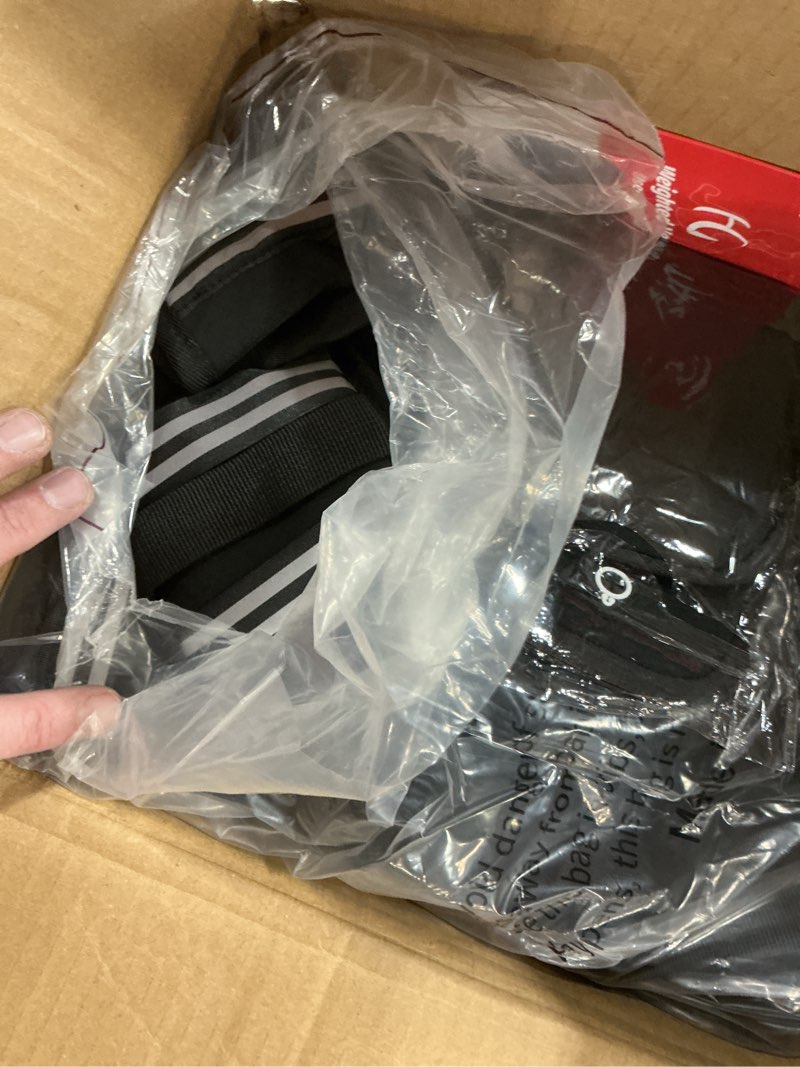 Condition photo showing New/Like New for zelus weighted vest, 6lb/8lb/12lb/16lb/20lb/25lb/30lb weight vest with reflective stripe for workout, strength training, running, fitness, muscle building, weight loss, weightlifting 30lb black