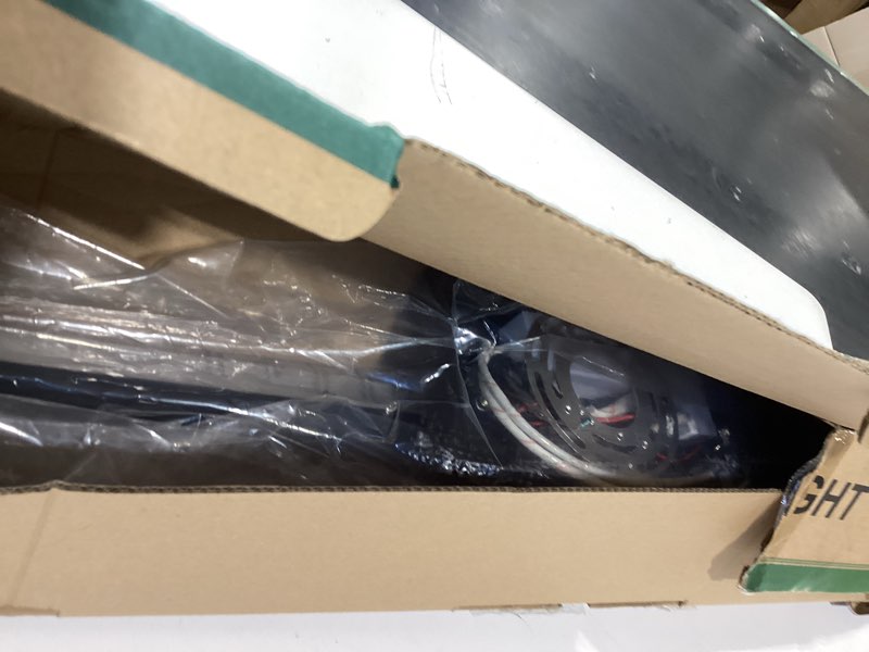 Condition photo showing Good Condition for led modern bathroom vanity light fixtures 30w dimmable 5cct vanity light bar over mirror matte black wall light for bathroom 39.4 inch long 110v ac etl certificated black-5 color temperature 39.4inch