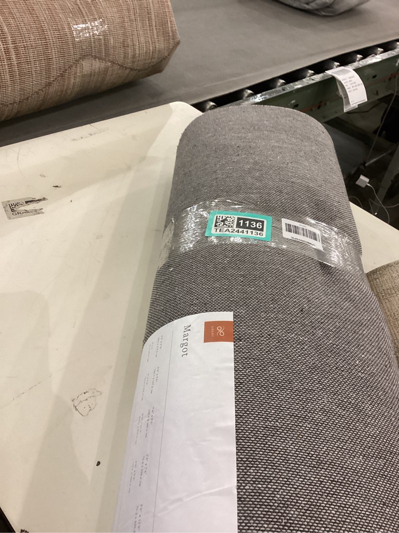 Condition photo showing As Is for Loloi Margot Collection MAT-03 Ocean/Spice 2'-6" x 9'-6" Runner Rug feat. CloudPile, No-Shed Easy Clean Large Patterned Area Rug for Living Room, Bedroom, Dining Area Ocean / Spice 2'6" x 9'6" (Rectangular)