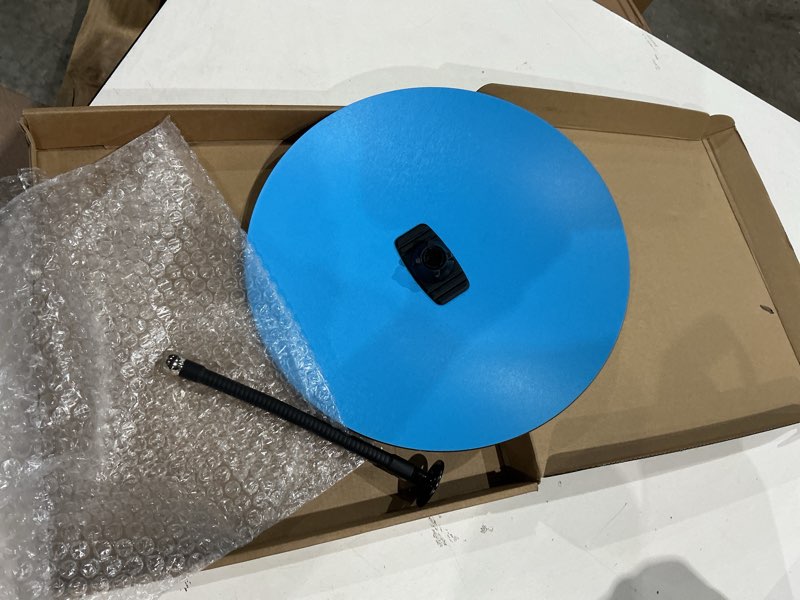 Condition photo showing Good Condition for acrylic convex mirror for warehouses 360-degree adjustable indoor wide-angle safety mirror suitable for monitoring blind spots in parking lots garages offices and traffic safety management(15.6in)