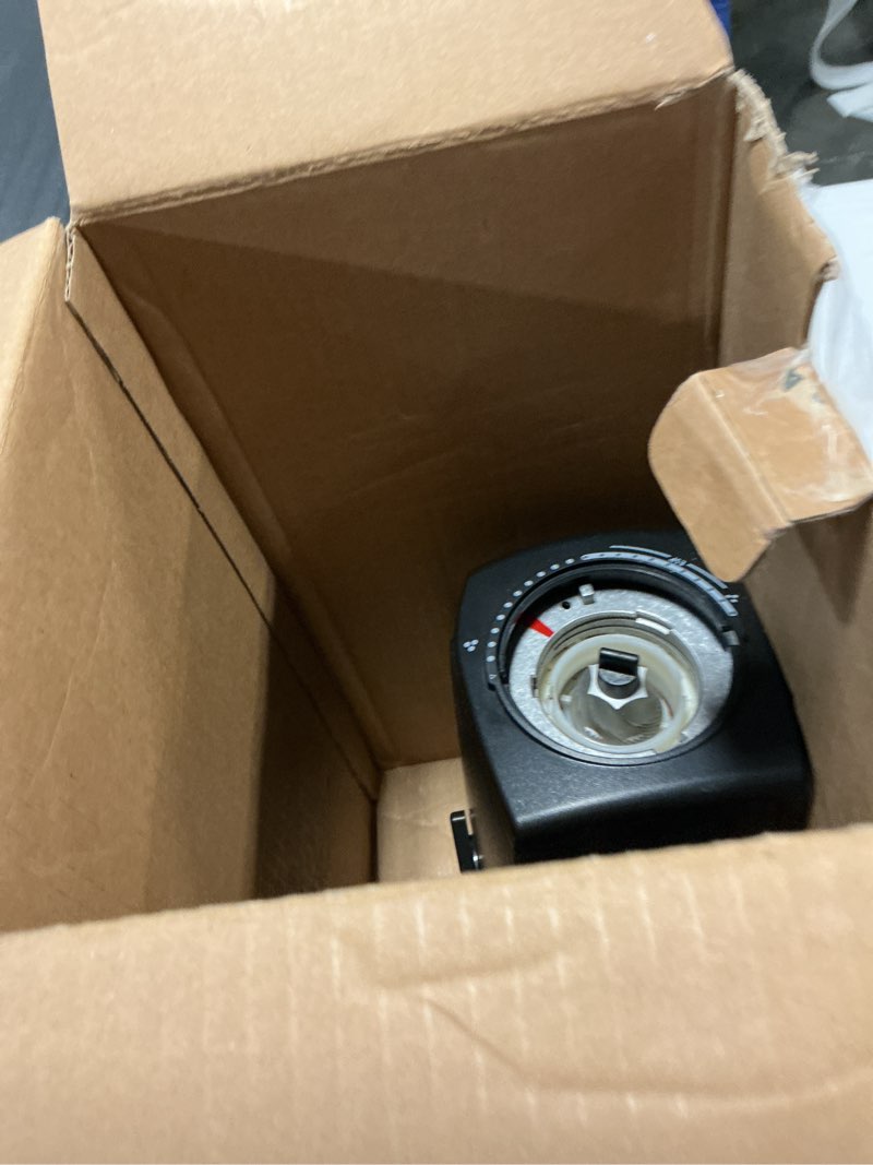 Condition photo showing As Is for baratza encore esp coffee grinder zcg495blk, black 14.5cm x 14.5cm x 33.5cm black