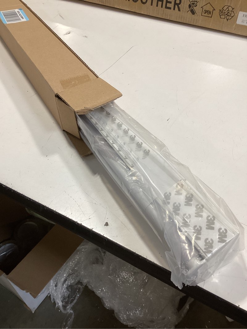 Condition photo showing Good Condition for LazBlinds No Drill Cordless Zebra Blinds for Indoor Windows, Dual Layer Light Control Roller Shades for Day and Night, Light Filtering Sheer Shades for Home, 33" W x 72" H, Stone Grey Stone Grey 33" W x 72" H