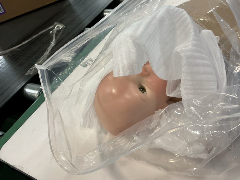 Condition photo showing Good Condition for 18inch Bettie Girl Doll Can Open Mouth Anatomically Correct Silicone Baby Dolls Realistic Full Solid Silicone Body Newborn Dolls Flexible