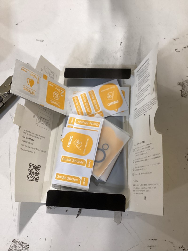 Condition photo showing New/Like New for 9h tempered glass screen cover