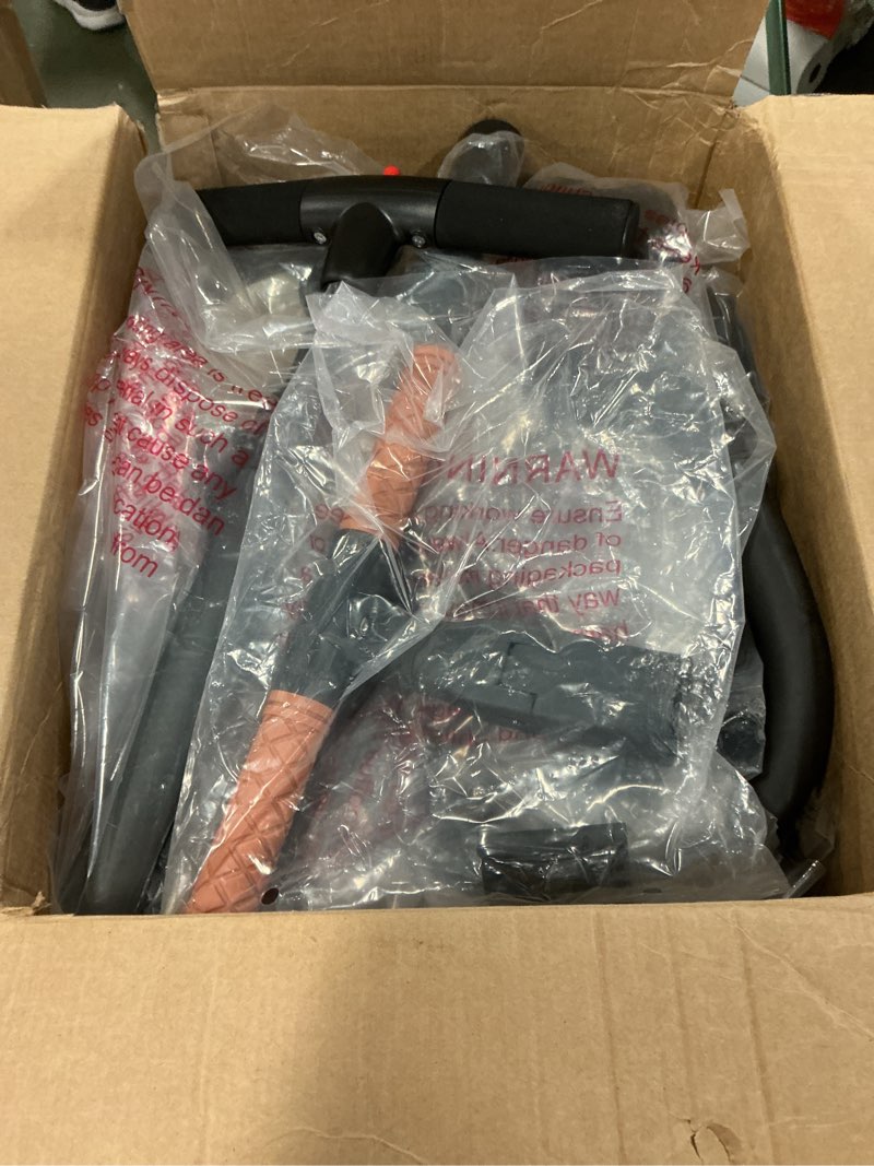 Condition photo showing As Is for newyoo TR008 Tricycle for Toddlers 1-3, 5 in 1 Baby Balance Bike, Christmas and Birthday Gift for Boy and Girl, Toddler Bike with Parent Push Handle & Safety Guard, Dark Gray, TR008