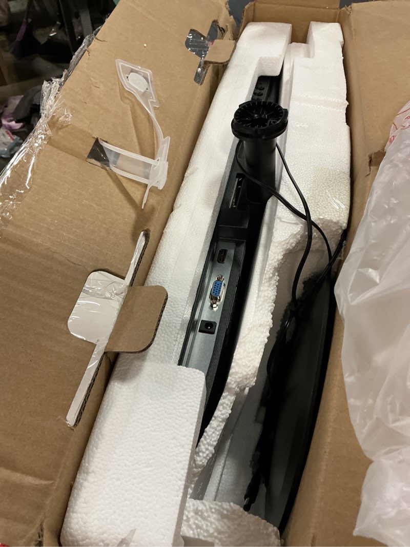 Condition photo showing As Is for SANSUI Computer Monitor 24 inch Eye Care 1080P Display HDMI,VGA Ports with 178° Viewing Angle/Frame-Less/Tilt/VESA Compatible for Office and Home