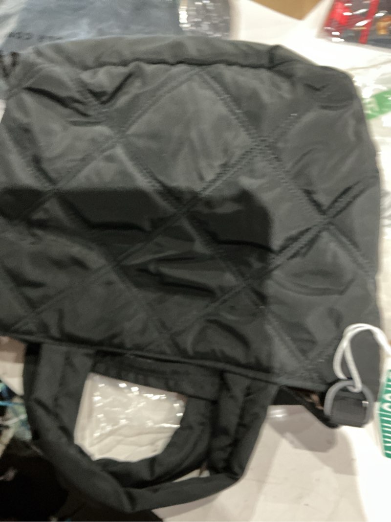 Condition photo showing Good Condition for bagsmart crossbody bags for women, lightweight purses for women, quilted puffer tote handbags for daily use,shop,travel black