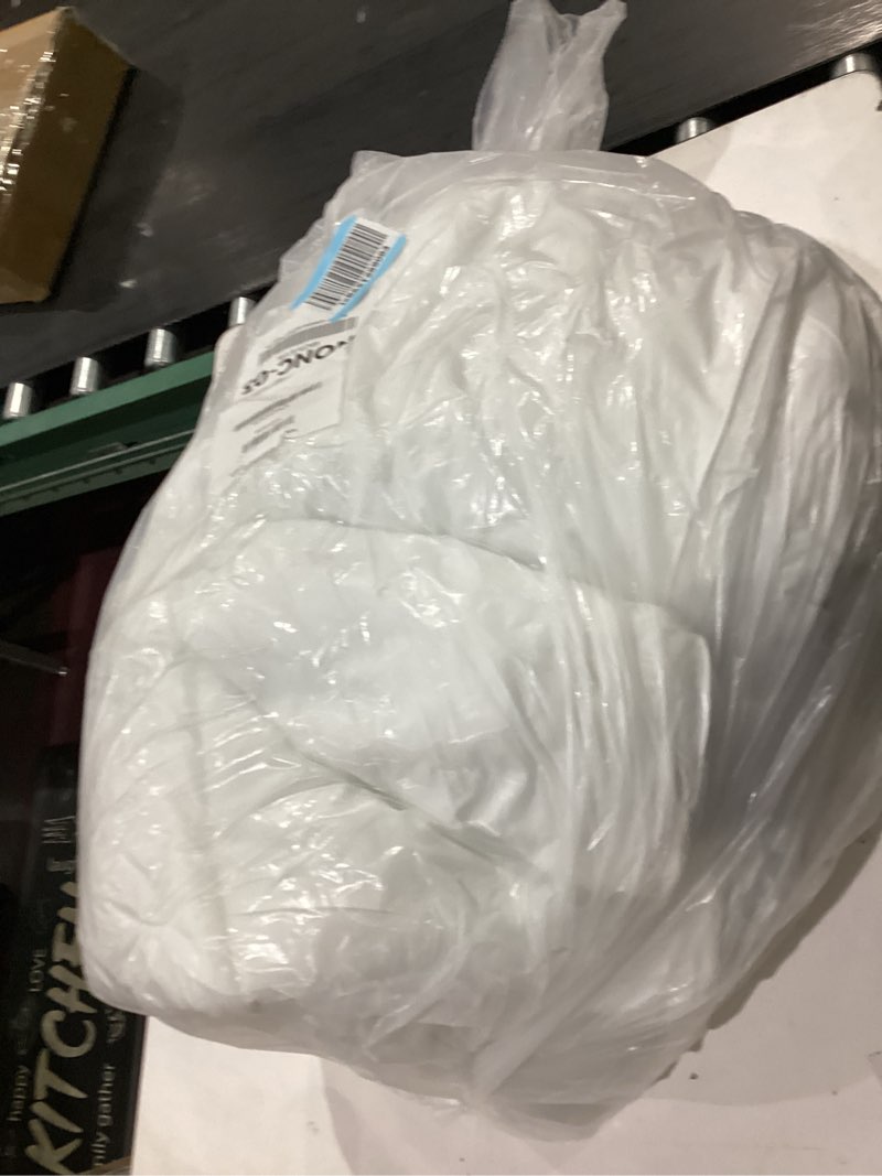 Condition photo showing As Is for COONP Full Mattress Topper, Extra Thick Pillowtop, Cooling Plush Mattress Pad Cover Cotton Top Bed Topper Protector with 8-21 Inch Deep Pocket White Full