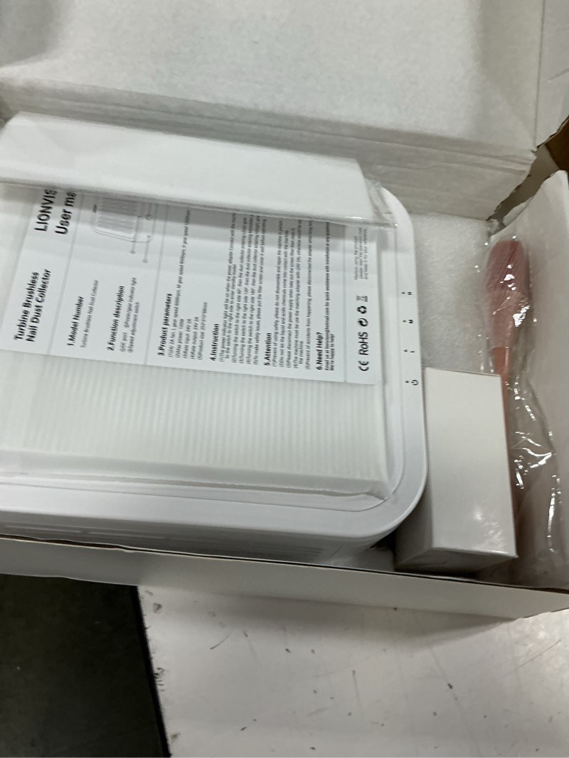 Condition photo showing New/Like New for lionvison nail dust collector for acrylic: 120w professional nails dust collector with reusable hepa
