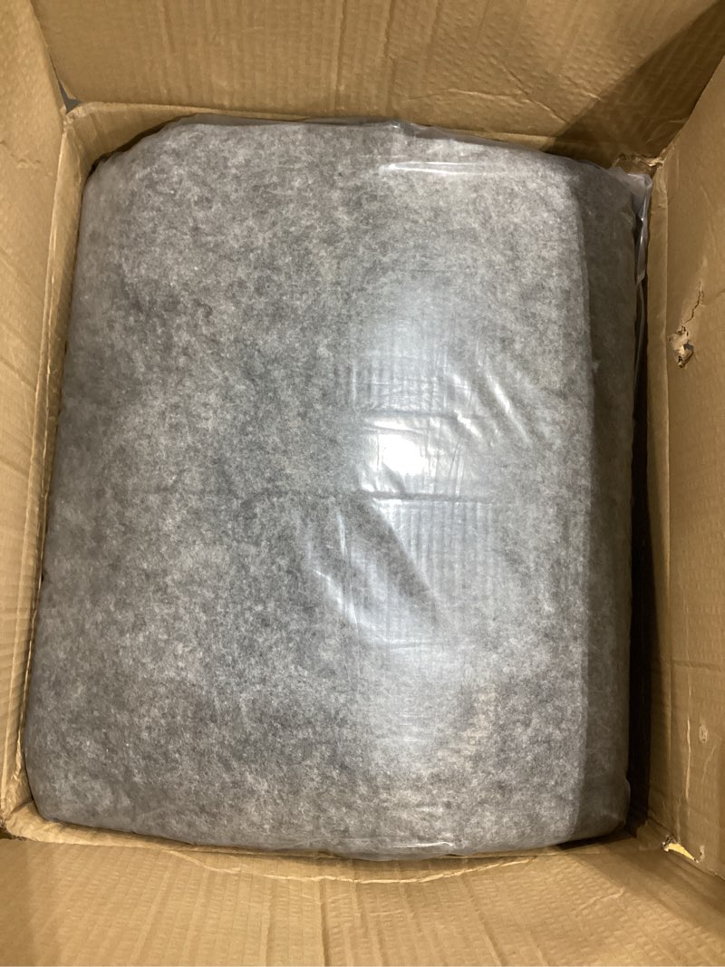 Condition photo showing New/Like New for felt rug pad - 1/2 8x10 foot extra large area liner for all floors and trims, thick pad for hardwood floors under rugs, keeps rugs softly and securely in place 8'x10' 1/2'' thick
