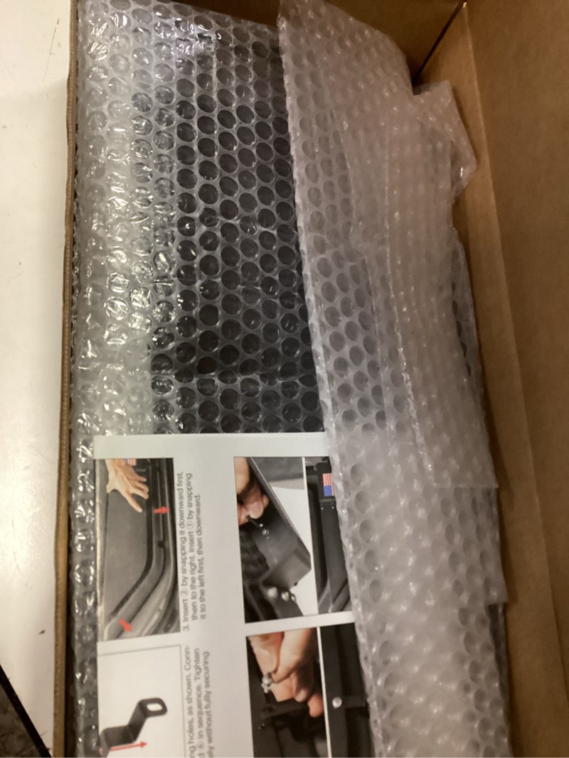 Condition photo showing New/Like New for 2 pack metal front door storage box with usa flag logo for jl/jt,door side insert organizer box compatible with jeep wrangler jl jlu 4xe 2018-2024 & gladiator jt 2020-2024 interior accessories