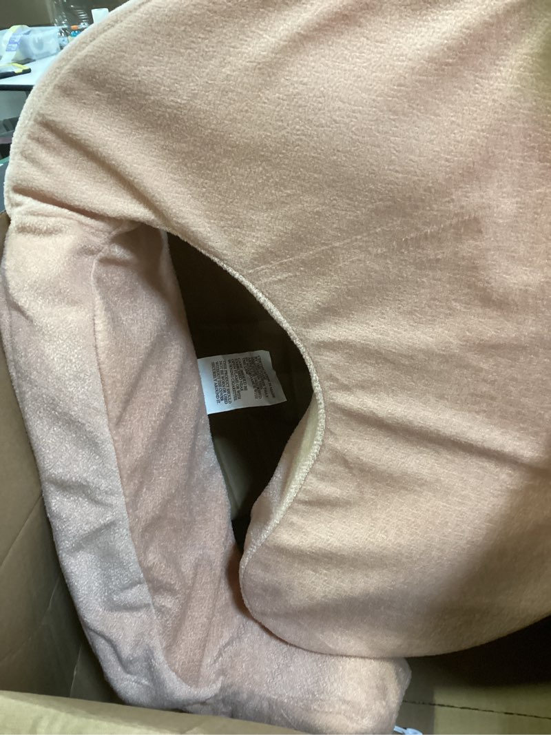 Condition photo showing Good Condition for My Brest Friend Nursing Pillow - Deluxe - Enhanced Comfort w/ Slipcover - Ergonomic Breastfeeding Pillow For Ultimate Support For Mom & Baby - Adjustable Pillow W/ Handy Side Pocket, Soft Rose