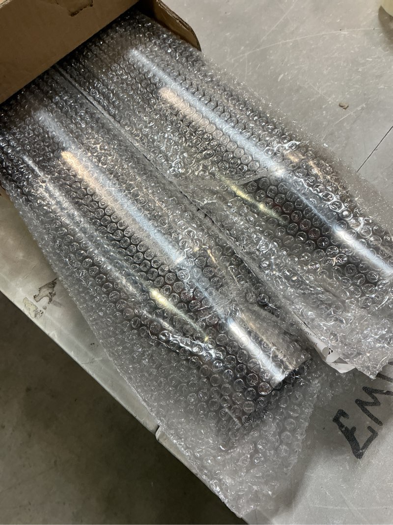 Condition photo showing Good Condition for Richeer 2.5 inch Inlet Exhaust Tip, 4" Outlet 18" Overall Length Stainless Steel Exhaust Tip Polished Finish Universal for Vehicles with 2.5" O.D. Tailpipe 2pcs, Rolled Edge, Weld on