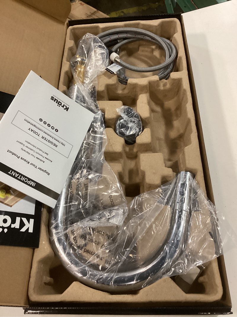 Condition photo showing Good Condition for kraus kpf-2820sfs oletto single handle pull-down kitchen faucet, 17 inch, spot free stainless steel