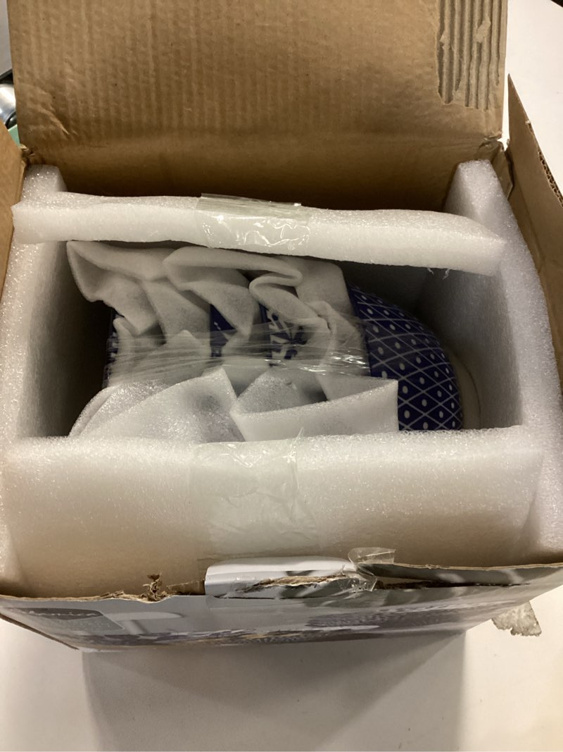 Condition photo showing New/Like New for Selamica Blue and White Porcelain 20oz Cereal Bowl Set - Set of 6, 6 inch Soup Bowls, Ceramic bowls 