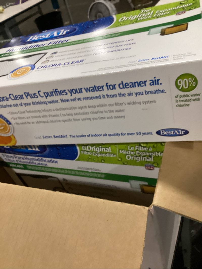 Condition photo showing Good Condition for bestair hw700-pdq-3 extended life humidifier replacement paper wick humidifier filter, for honeywell hcm750, 750-tgt (hac-700), 5.9" x 1.8" x 6.8", 3 pack (6 filters)