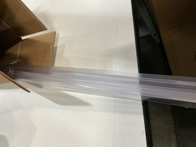 Condition photo showing Good Condition for Premium Frameless Shower Door Bottom Seal Strip for Glass Doors - Shower Door Seal Sweep (1/2” x 39”, Clear Vinyl) 1/2”x 39”