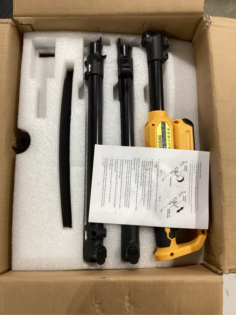 Condition photo showing As Is for Electric Snow Shovel for Dewalt 20V Max Battery, 11" Brushless Snow Blower with Adjustable Handle, Max 26 FT Snow Thrower, Cordless Snow Shovel 20V for Driveway, Sidewalk, Patio, Deck (No Battery)
