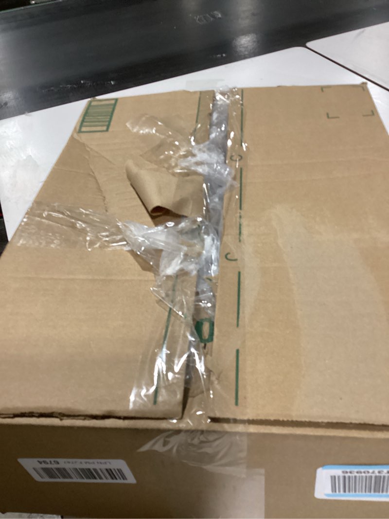 Condition photo showing As Is for 18" Professional Microfiber Mop Floor Cleaning System, Flat Mop with Stainless Steel Handle, 4 Reusable Washable Mop Pads, Wet and Dust Mopping for Hardwood, Vinyl, Laminate, Tile Cleaning