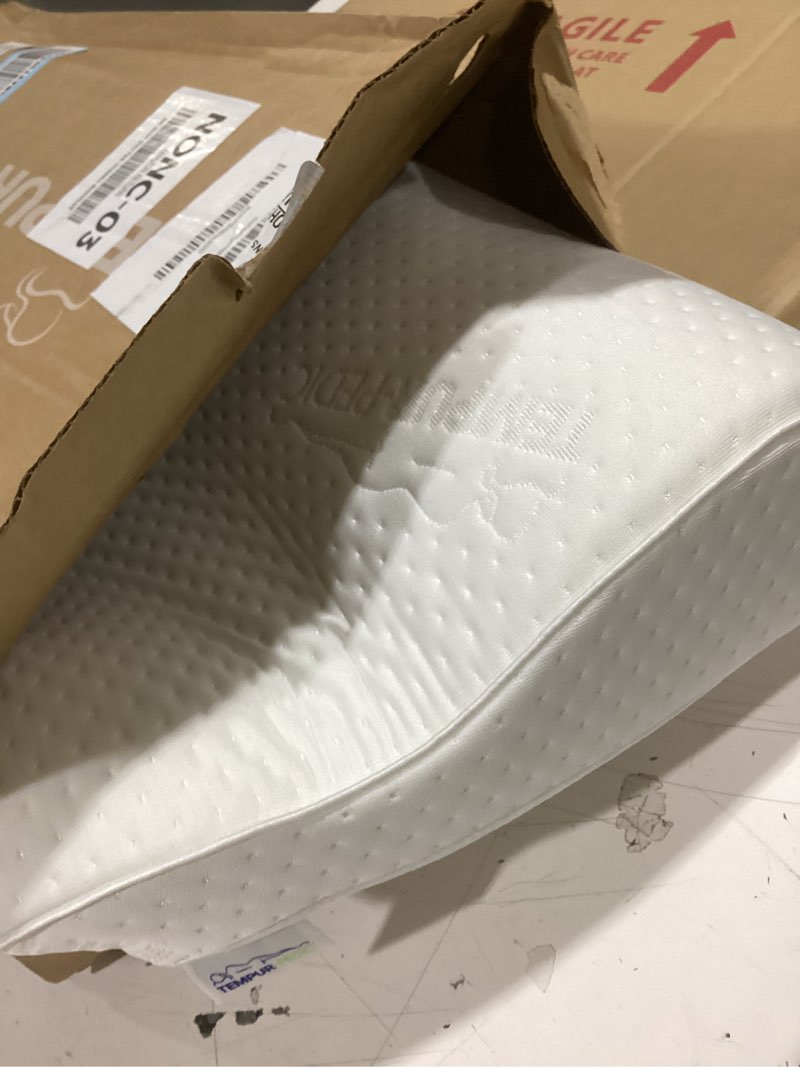 Condition photo showing Good Condition for tempur-pedic tempur neck pillow, small profile, white small profile 1
