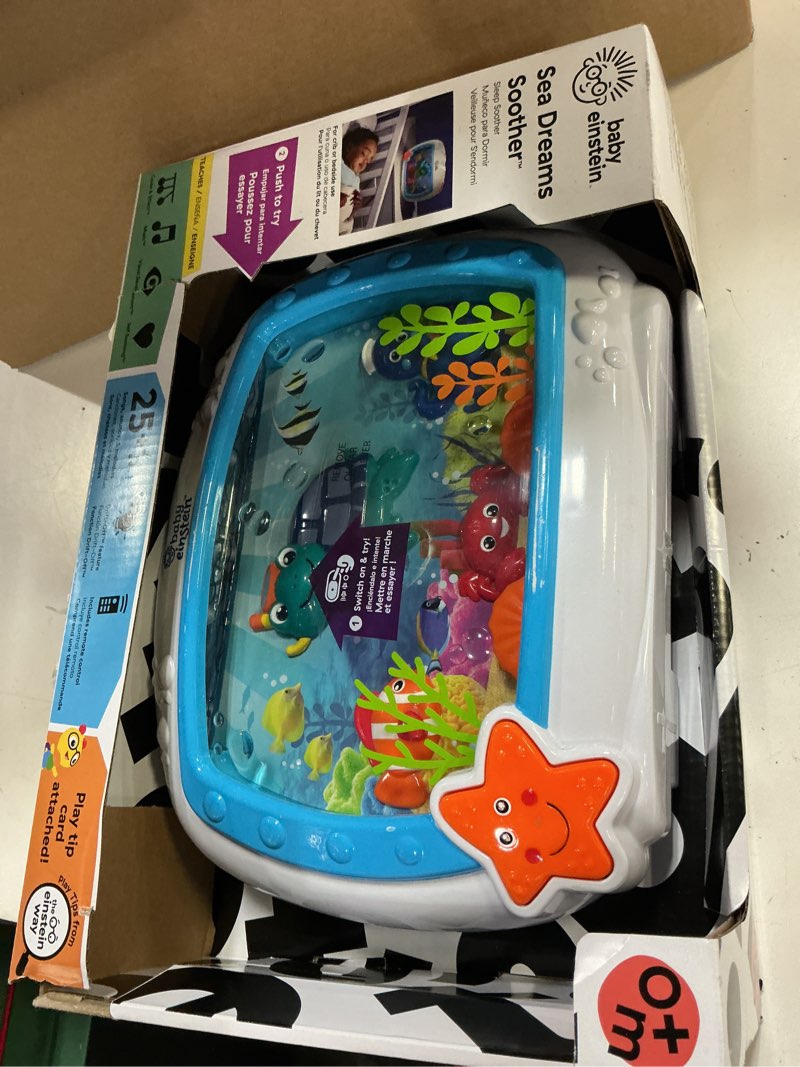 Condition photo showing As Is for baby einstein sea dreams soother musical crib toy and sound machine