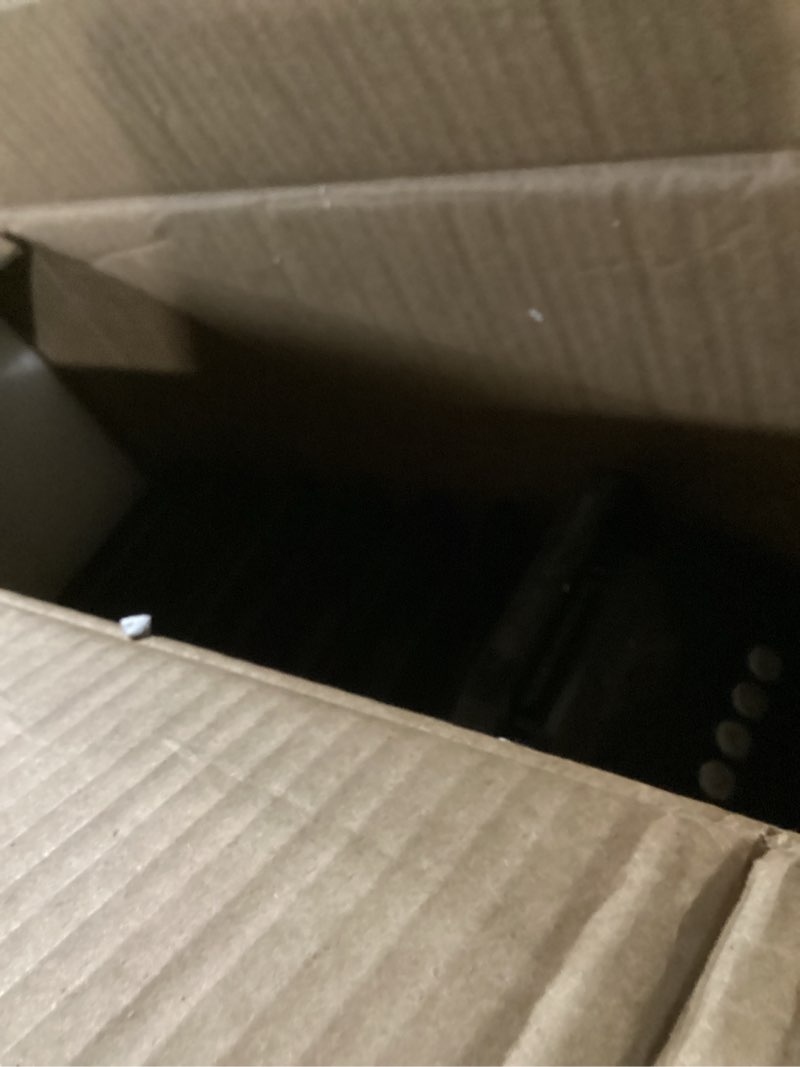 Condition photo showing As Is for Amazon Basics Oil Space Heater with Remote Control, Portable Radiator Heater with 7 Oil-Filled Fins Indoor Uses, 3 Heat Settings, Thermostat, Tip-Over Protection, ETL Safety Certificate, 1500W, Black Digital & Remote Control