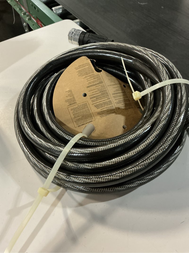 Condition photo showing Good Condition for neverkink teknor apex 5/8-in x 25-ft heavy-duty kink free vinyl gray coiled hose