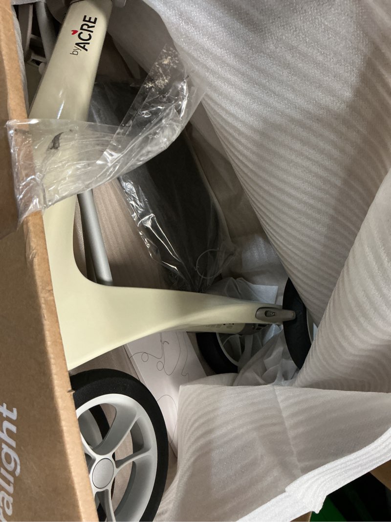 Condition photo showing Good Condition for byacre carbon ultralight rollator walker with organizer bag, wide track, oyster white white wide track