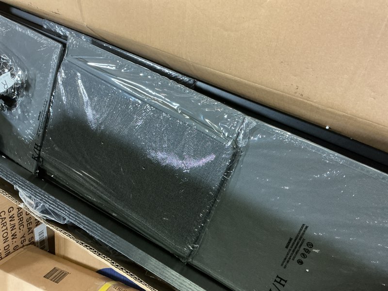 Condition photo showing Good Condition for Sweetcrispy Dresser for Bedroom Tall Drawer Dresser Organizer Storage Drawers Fabric Storage Tower with 10 Drawers, Chest of Drawers with Fabric Bin, Steel Frame, Wood Top for Bedroom Grey 12"D x 31.5"W x 45.7"H (10 Drawers)