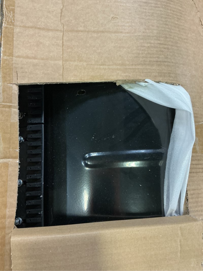 Condition photo showing As Is for EAGWON Snow Shovel, 29” Wide Heavy-Duty Metal Snow Pusher, 10” Pneumatic Rubber Wheels, 7-Position Angled Blade, Adjustable Height Anti-Slip Handle, Snow plow for Doorway, Driveway, Sidewalk