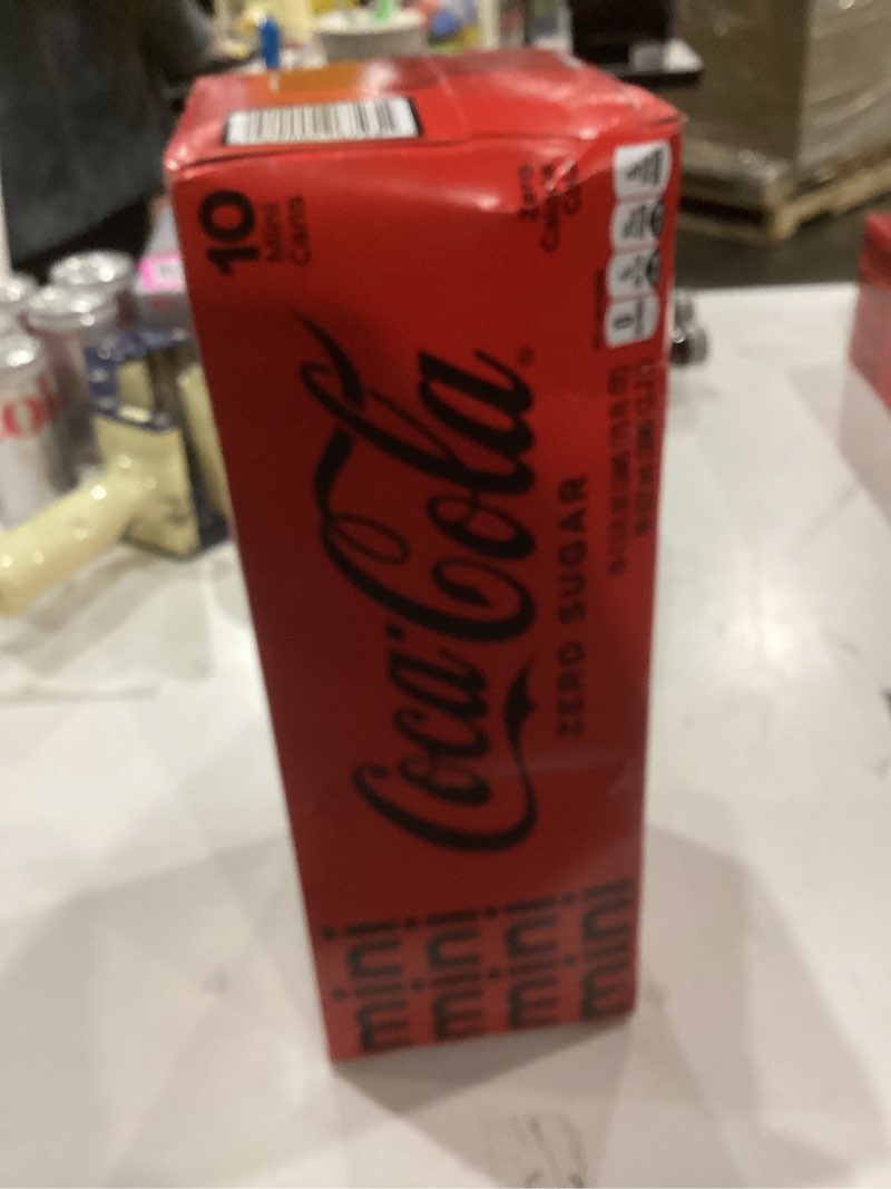 Condition photo showing New/Like New for Coca-Cola Coke Zero Sugar Diet Soda, 10 Pack Zero Sugar 7.5 fl oz (Pack of 10)