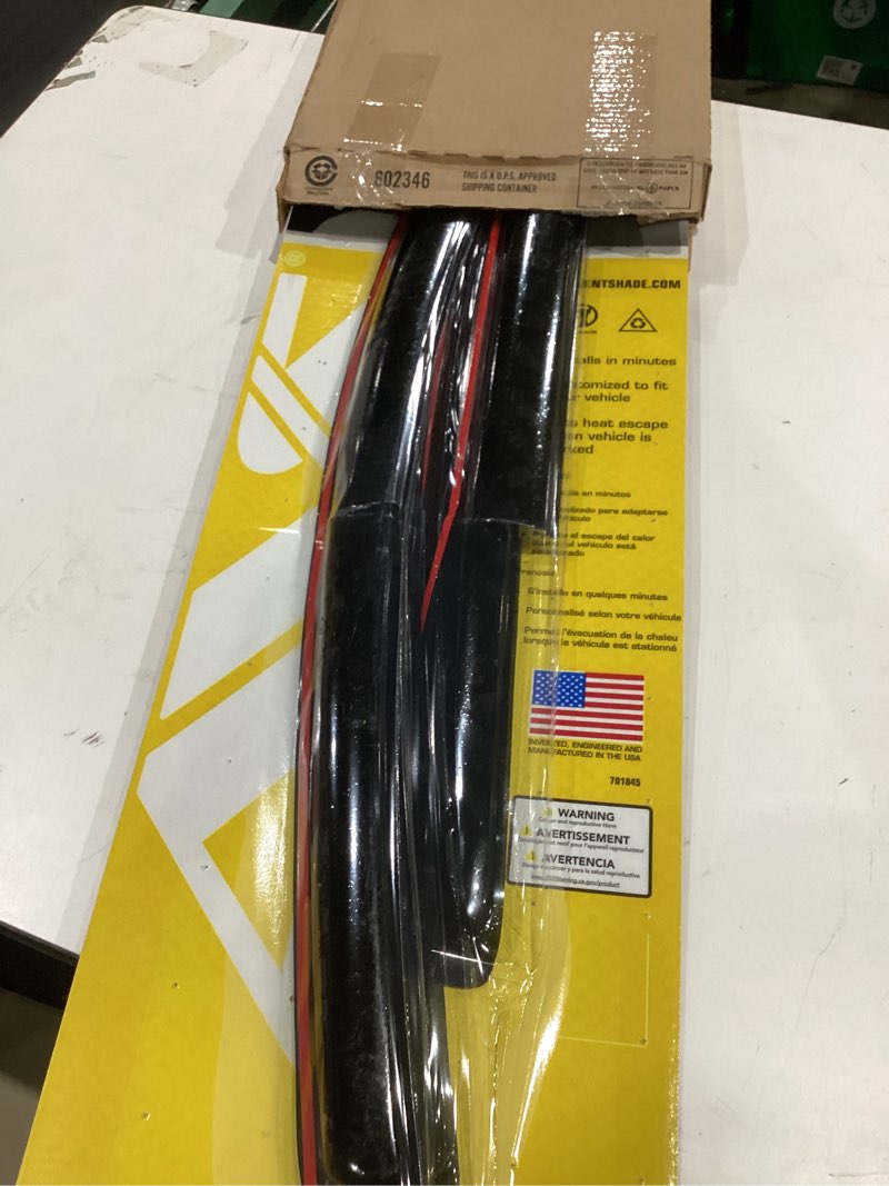 Condition photo showing As Is for auto ventshade [avs] outside mount rain guards for 2018 - 2024 gmc terrain | window vent visors, 4 pcs. - smoke | 94812