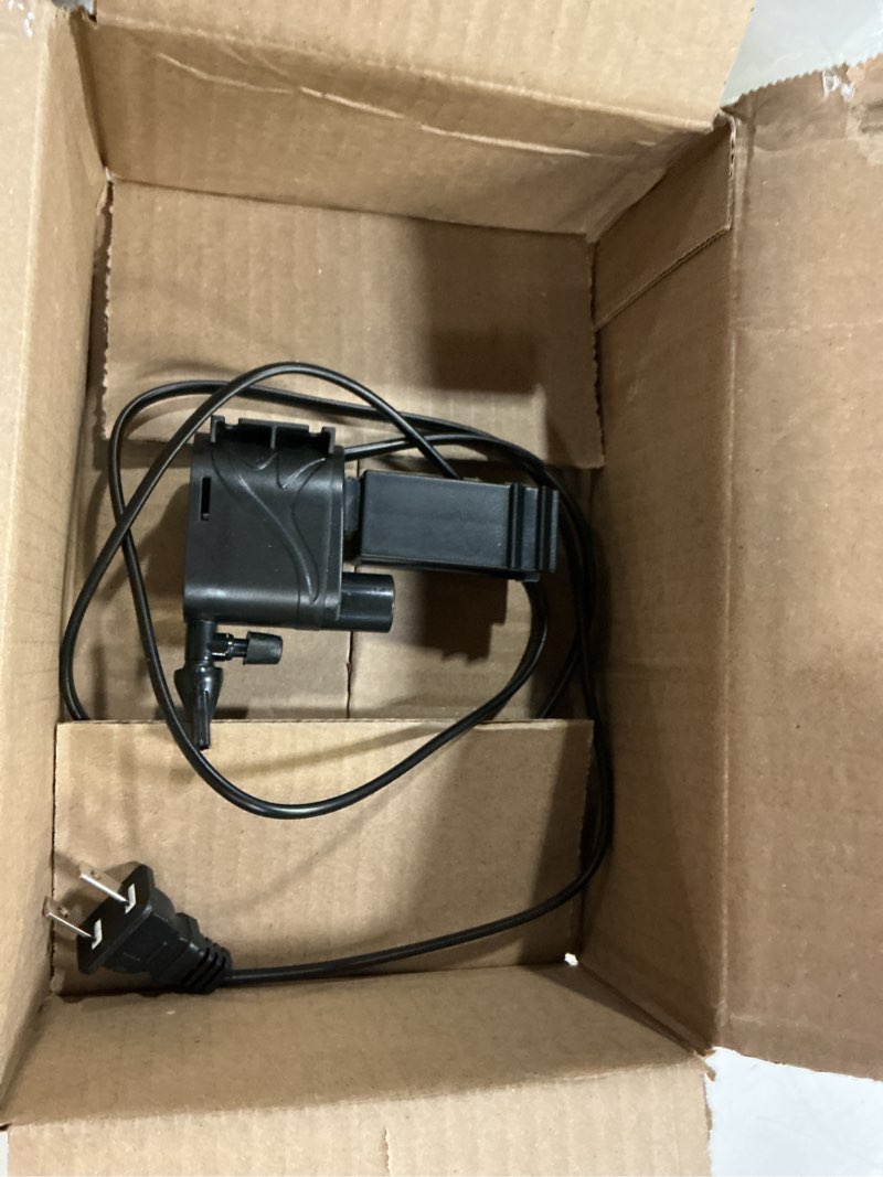 Condition photo showing As Is for 5 Gallon Fish Tank, Glass Aquarium Starter Kits, Self-Cleaning Water Pump & 3-Color Light with Water Temperature Detection for Betta Shrimp Guppy Jellyfish Goldfish Beta, Gift for Room Decor Kid