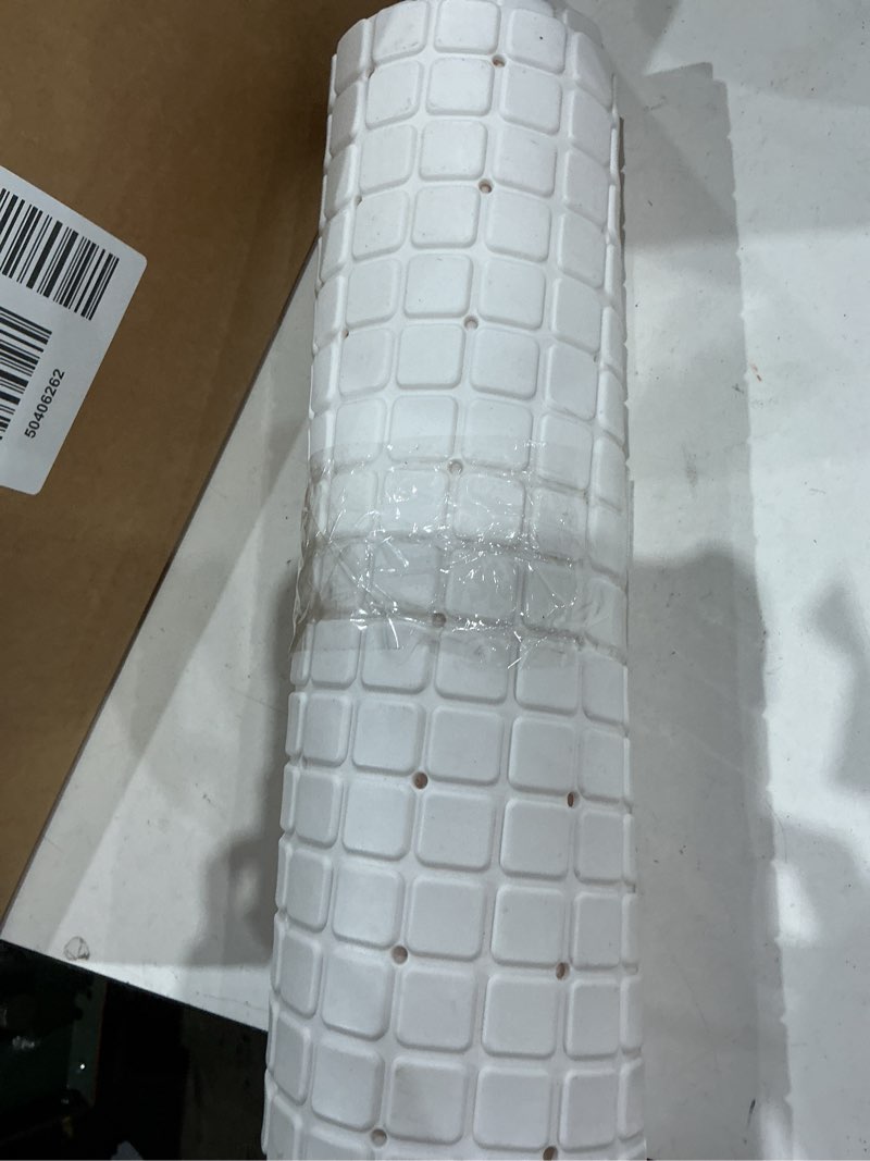 Condition photo showing As Is for (white)expora non-slip bath mat bathroom safety suction home bathtub mat 15.7x28''
