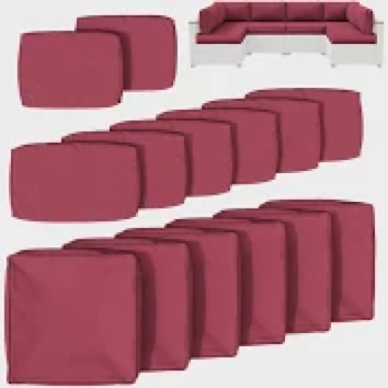 14-Piece Outdoor 4” Seating Group Cushion Cover  covers only