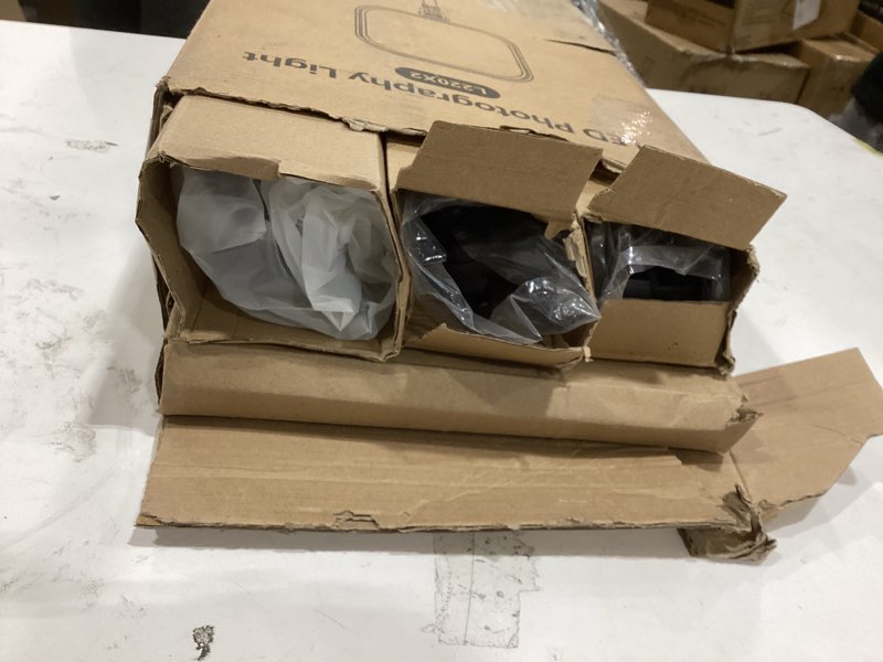 Condition photo showing New/Like New for 2Pack LED Video Light Kit, Hagibis 15W Photography Lighting Kit, 78" Dimmable Studio Lights with Tripod, 2500-8500K Stream Light for Video Recording, Game Streaming, Photography, Tiktok, YouTube