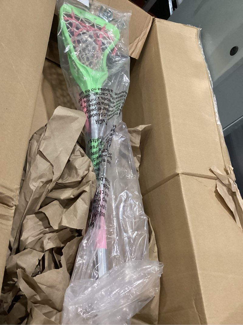 Condition photo showing Good Condition for stx lacrosse girls crux jr. complete stick green