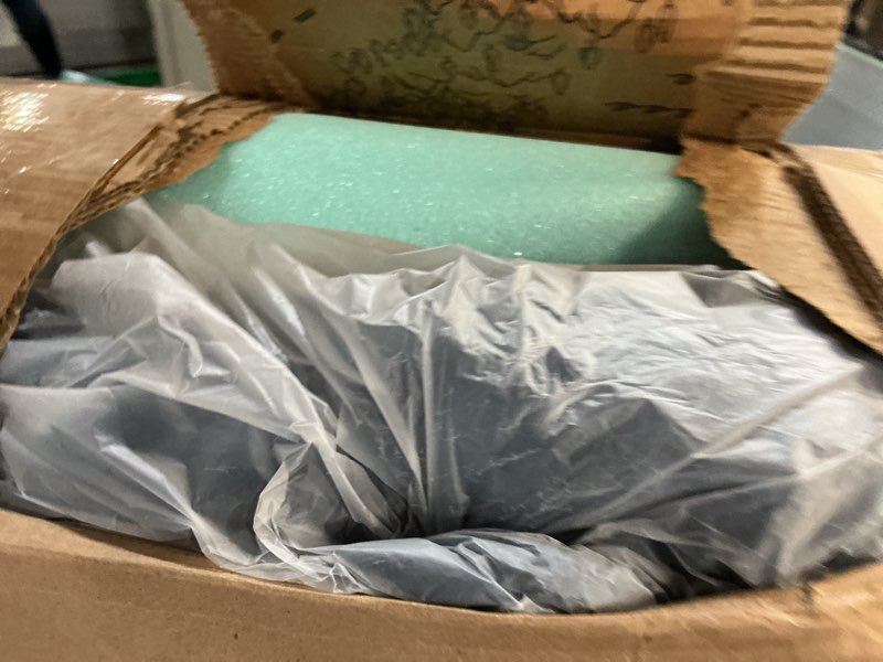 Condition photo showing As Is for eheyciga orthopedic dog beds for extra large dogs, waterproof memory foam xxl dog bed with sides, non-slip bottom and egg-crate foam big pet couch bed with washable removable cover, navy 52.0"l x 41.0"w x 8.0"th navy