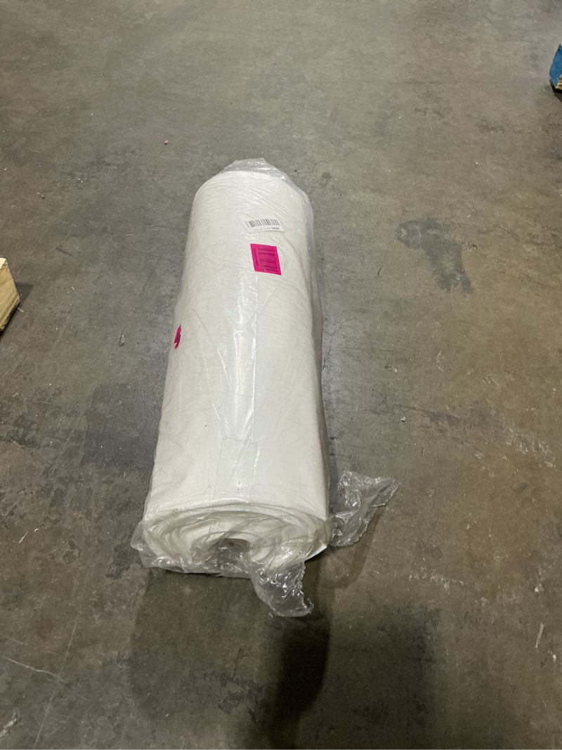 Condition photo showing Good Condition for Crawl Space Vapor Barrier, 14 Mil 10'x100', White Plastic Sheeting, Drop Cloth Vapor Barrier Covering for Crawlspace Encapsulation, Thick Plastic Sheeting, White Film 14mil 10'x100' White