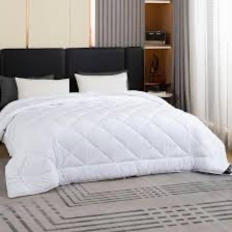 Comforter Duvet Insert Lightweight Quilt,All Season Fluffy Soft Down Alternative Comforter Microfibe