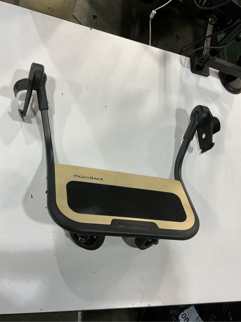 Condition photo showing As Is for uppababy piggyback ride-along board for vista, vista v2, and vista v3 strollers / quick attachment for children to stand + stroll / 55 lbs. weight capacity