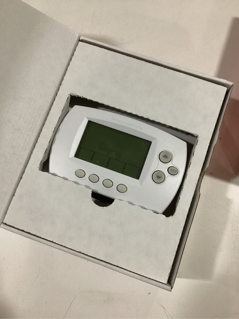 Condition photo showing As Is for Honeywell Home RTH6580WF Wi-Fi 7-Day Programmable Thermostat, White