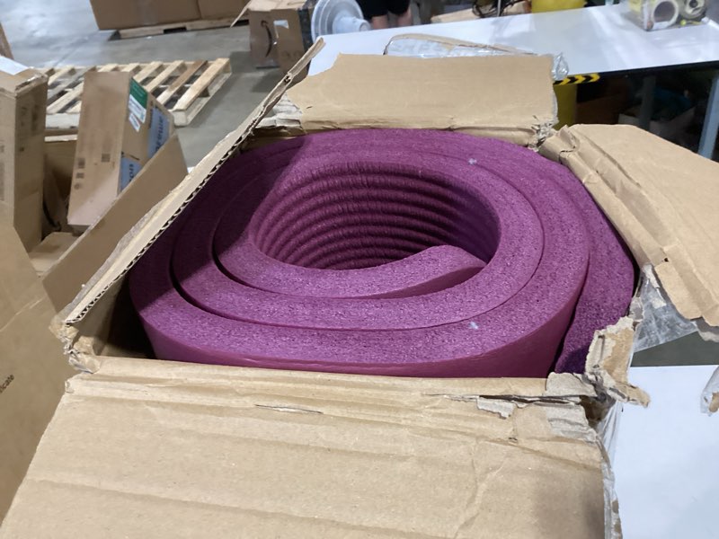 Condition photo showing Good Condition for retrospec solana yoga mat 1" thick w/nylon strap for men & women - non slip exercise mat for home yoga, pilates, stretching, floor & fitness workouts boysenberry 1 inch