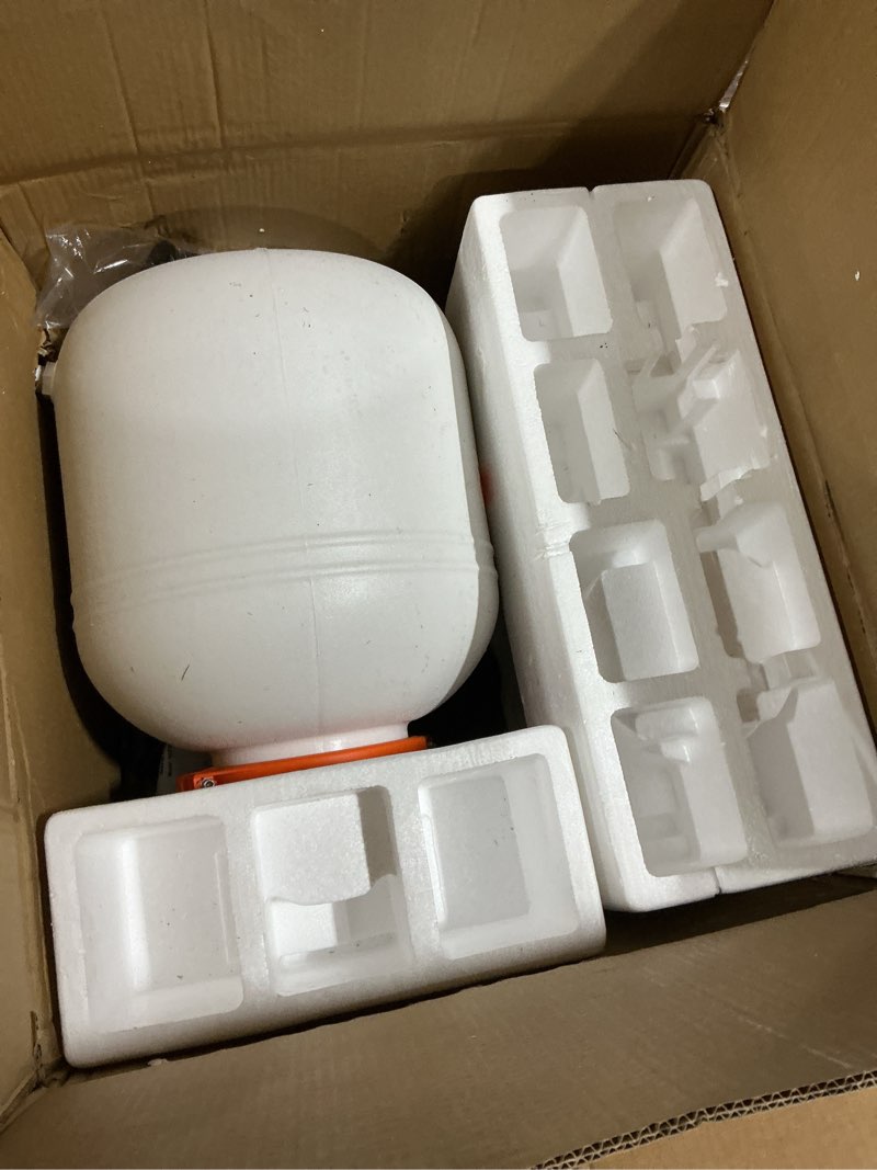 Condition photo showing As Is for vevor flashpure sand filter pump, 16 in for above ground pool, 1 hp 4400 gph, swimming pool filter system with timer, 6x faster filtration with media installed, leak-resistant, ready to use out of box 16 inch