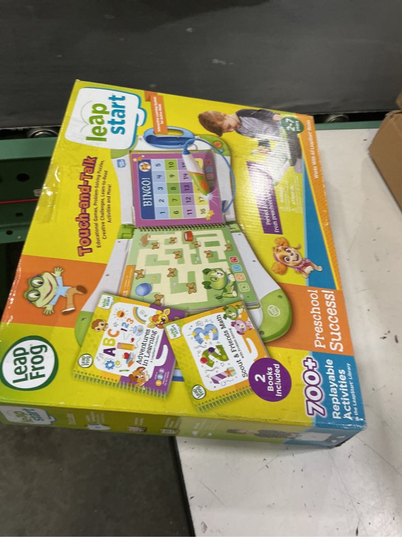 Condition photo showing New/Like New for leapfrog leapstart preschool success, green green leapstart