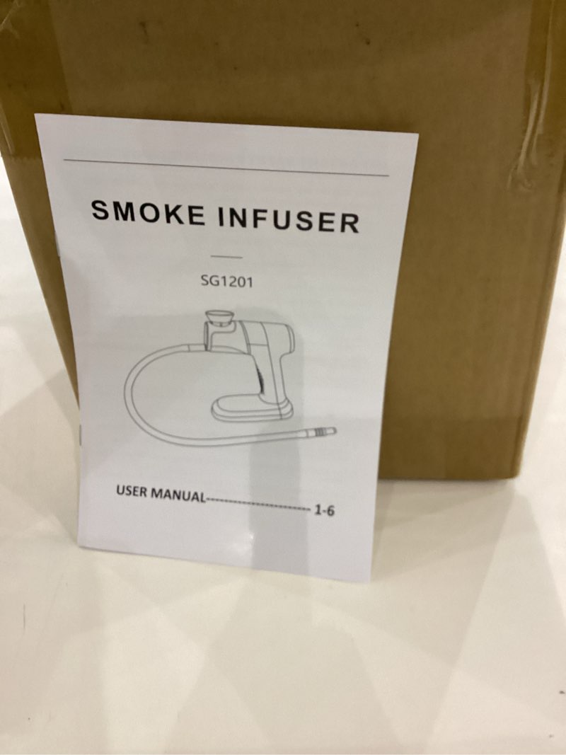 Cocktail Smoker Gun and Magnetic Acrylic Smoking Box Kit with Removable Bamboo Display Board Include